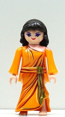 SCHÖNE FRAU + LANGE HAARE PLAYMOBIL zu Römer Ritter Wikinger Ägypter Dana RAR !