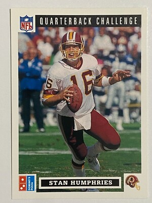 1991 Upper Deck Dominos QB Challenge #30 Stan Humphries Washington Redskins