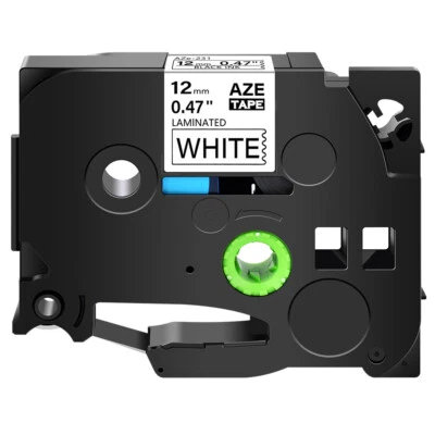 DIGI Compatible with Brother Black on White Label Tape TZ TZe 231 PT-1090 1090BK 12mm