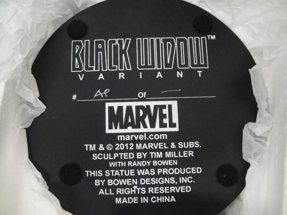 BOWEN DESIGNS VARIANTE VIUDA NEGRA ESTATUA VENGADORES # AP/700 MARVEL Sideshow Foto 3 de 4