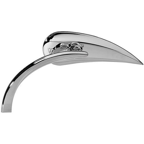 Arlen Ness Micro Mirrors Chrome RAD II Teardrop, Right 13-411