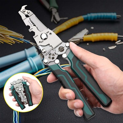 Seese Electrical Pliers 18 In 1 Foldable Wire Stripper, 2025
