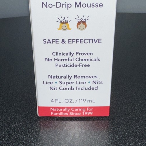 Lot Of 3 Fairy Tales LICE GOODBYE Treatment No-Drip Mousse 4oz Each! Safe! - Picture 5 of 14