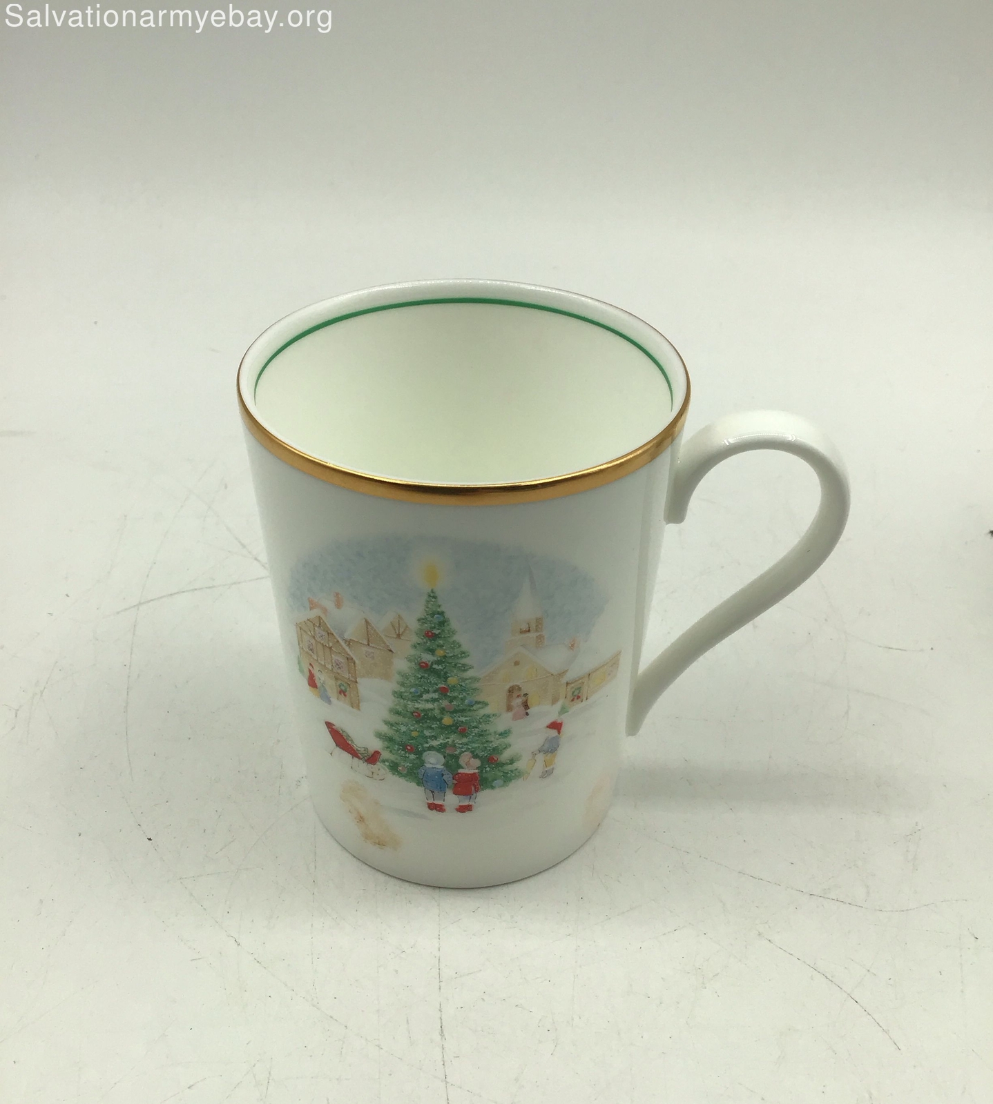 VINTAGE MIKASA BONE CHINA CHRISTMAS MUGS SET OF 4 IN ORIGINAL BOX eBay