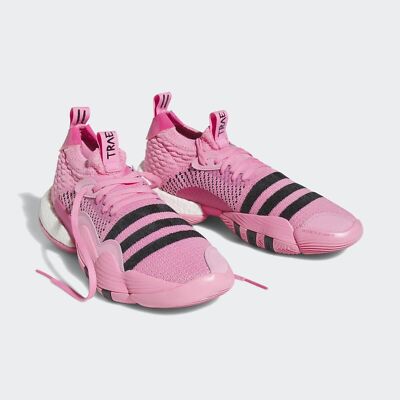 Adidas Trae Young 2 [IE1667] Men Basketball Shoes Bliss Pink / Black US MEN 13 Adidas Trae Young 2.0 IE1667 Bliss Pink/Core Black main image 4