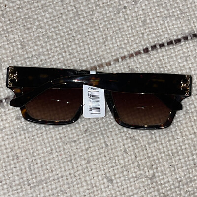 NWT Tory Burch Square Acetate Sunglasses Tory Burch Oversized Square Logo Sunglasses, Black, Style  main image 2