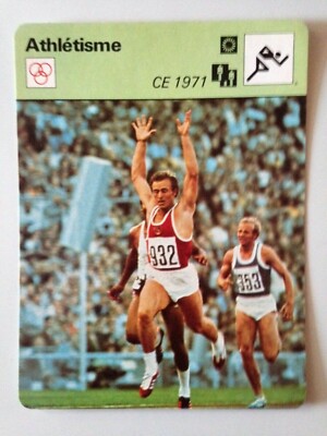Carte Collection Éditions Rencontre 1978 - Athlétisme, Noël