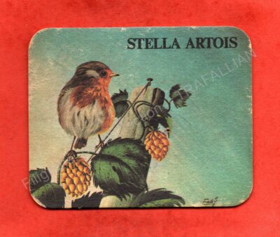Sous-bock De Bière LA 3 PHILIPPES - Coaster Français Vintage - 9x9 Cm