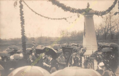 Carte Photo 37340 CLéRé LES PINS inauguration du Monument Aux Morts