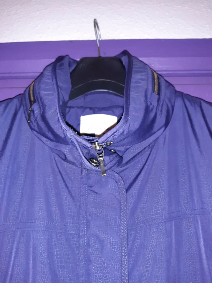 ABRIGO ANORAK LIGERO CUELLO EMBUDO AZUL LINEA HOUSE OF FRASER TALLA 16 Foto 3 de 4