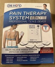 Dr-Ho's PTS-II 4-Pad Tension & Pain Therapy System TENS + EMS Body Muscle Relief