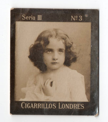 1900s Uruguay Photographic Tobacco Card Danckelman & Schrader S3 #3 Child Study