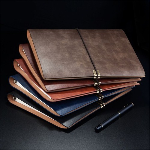 Refillable Loose Leaf Notebook 6 Round Ring Journal Notepad 100x A5 Lined Paper - Picture 6 of 10