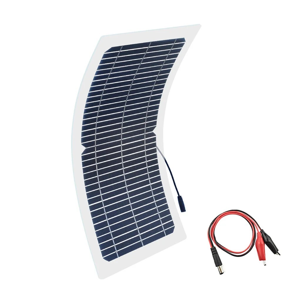 Panneau solaire 10W 18V haute charge transparent et incassable pour randonnée