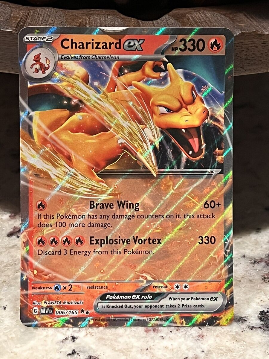 Charizard ex 006/165 Set 151 PACK Pokemon Double Rare ERROR Charizard ex 006/165 Set 151 PACK Pokemon Double Rare ERROR