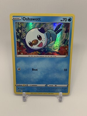 Pokémon TCG Oshawott SWSH222 Black Star Promo Holo **HOLO BLEED