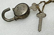 101 Padlock With 2 Two Working Key Antique Made In USA