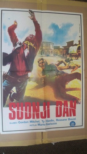 Day Of Judgement Sudnji Dan Original Yugoslavian Movie Poster 1971