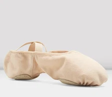 BLOCH S0261L NEW CANVAS GIRLS SZ 4.5 C WOMENS 6.5 SPLIT TOE BALLET DANCE SHOES