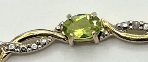 Vintage Disigner FAS Multi Gem 1 Diamond Vermeil 925 Sterling Silver Bracelet - Picture 2 of 10