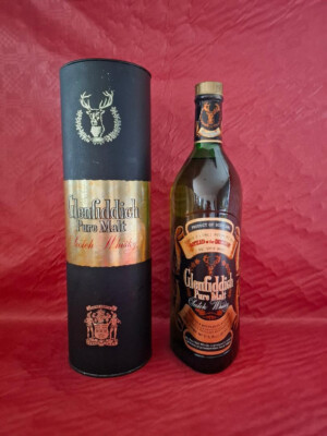 Glenfiddich Single Malt Whisky Pure Malt - 1000 ml 43% - aus den 70ern - Rarität