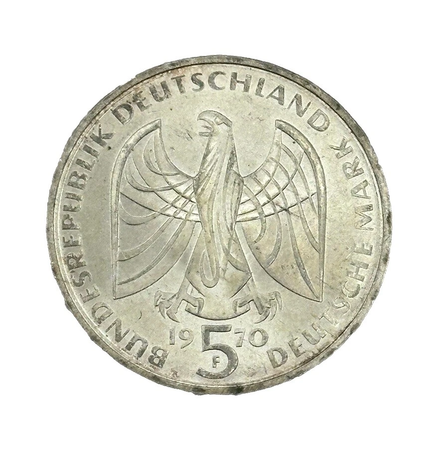 Plata 1970 monedas de Alemania