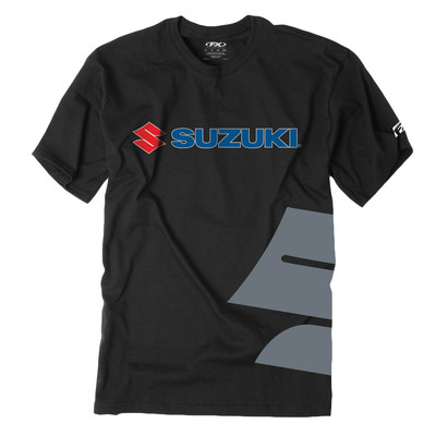 Factory Effex Suzuki Big S Black T-Shirt Tee Adult Licensed GSXR RM RMZ NEW
