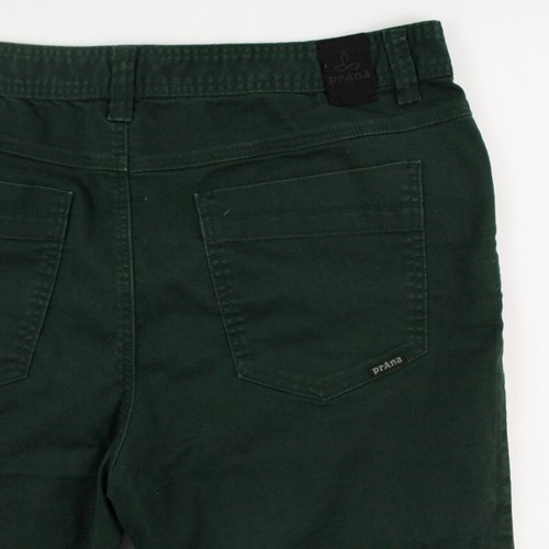 prAna Ajustado Hombre Vaqueros 38W 34L Verde Pierna Recta 5 Bolsillo - Muy Bueno - Imagen 3 de 5