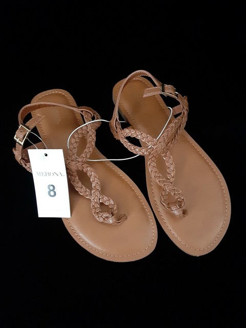 merona brown sandals