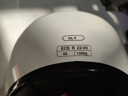Motorradhelm für Kinder, Integralhelm Größe:M von HJC CL-Y Solid/Weiss - Bild 7 von 8