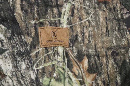Game Winner Soft Felt Jacket Snap Zip Hunting Camo Mossy Oak Men's Medium - Picture 5 of 18