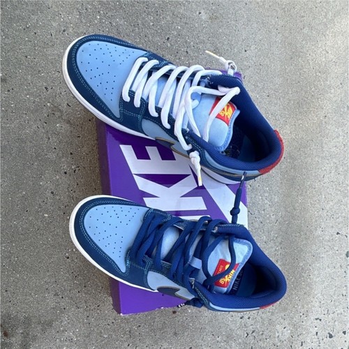 Nike SB Dunk Low Why So Sad Coastal Blue Skateboarding Shoes US Size 8