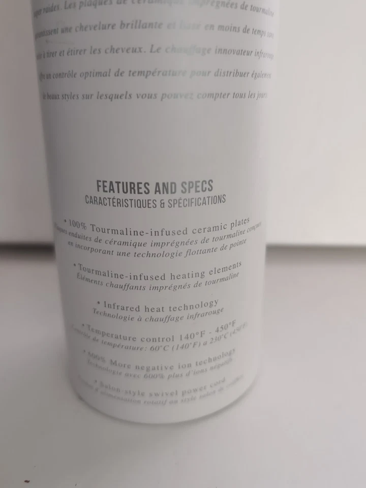 Nume Fashionista Straightener Pink Tourmaline-Infused Ceramic Plates - Image 3 of 4