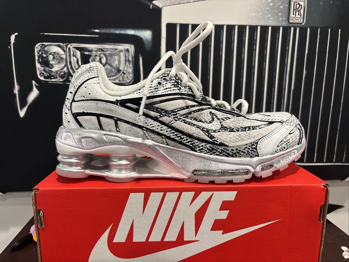 Nike Air Max 90 White Black Outlined Swoosh for Sale