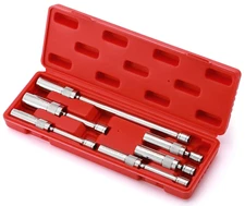 6PCS 3/8" Dr Magnetic Swivel Spark Plug Socket Set, 9/16", 5/8", 13/16", 14mm