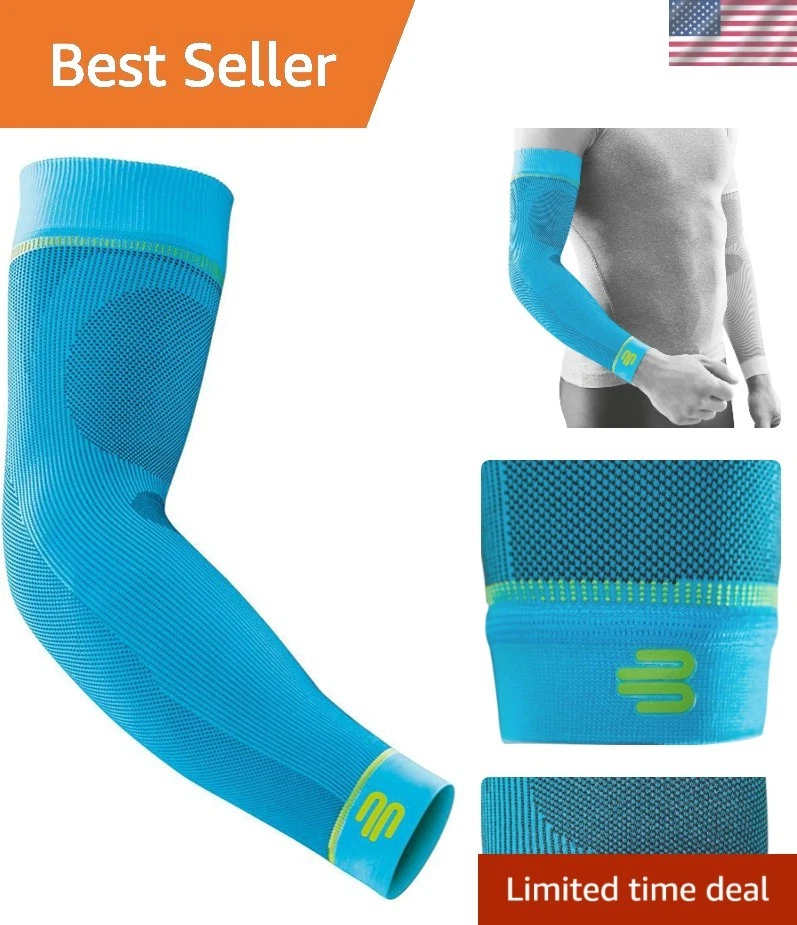 Gradient Compression Arm Sleeves - UV Protection for Active Women - Small/Long