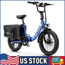 Folding Electric Bike 20" Fat Tire 1000W 48V 12.8AH Adults Ebike 28MPH Fast Ship