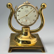 Vintage Elgin De Luxe Pocket Watch 542 17J Gold Filled Star Case AIC Stand