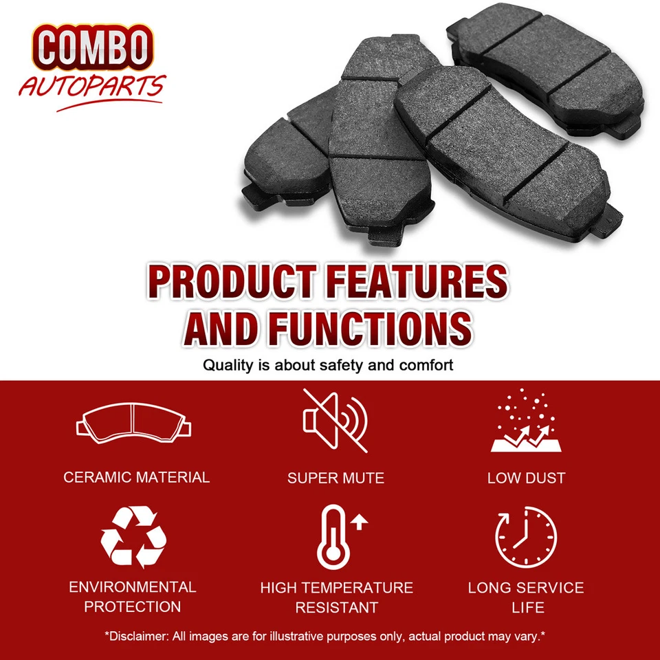 Front & Rear Brake Pads Drum Shoes for 1974 Dodge Charger - Image 2 of 4