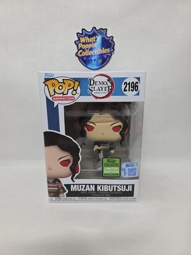 Funko Pop! Demon Slayer: Muzan Kibutsuji (Metallic) Exclusive #2196 W/ Protector