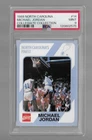 1989 NORTH CAROLINA BASKETBALL CARD 14 HOF MICHAEL JORDAN PSA 9 NQ COLLEGIATE