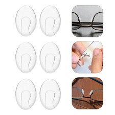 50 Pairs Transparent Nose Pads Glasses Bridge Eyeglass Eyeglasses Replacement