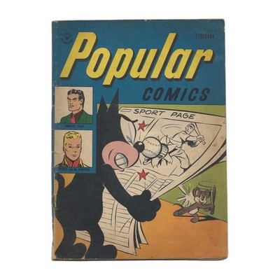 Popular Comics #132 (1947) Dell Smilin  Jack Felix the Cat Golden Age