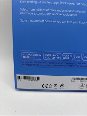 Amazon Kindle Paperwhite (10th Generation) 32GB, Wi-Fi - with