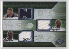 2008 SPx Winning Materials Trios Deron Williams Carlos Boozer Ronnie Brewer s7f