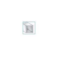 PROFILO QUADRO IN ALLUMINIO ANODIZZATO IN BARRE DA 2 METRI - Ferrero Ferramenta
