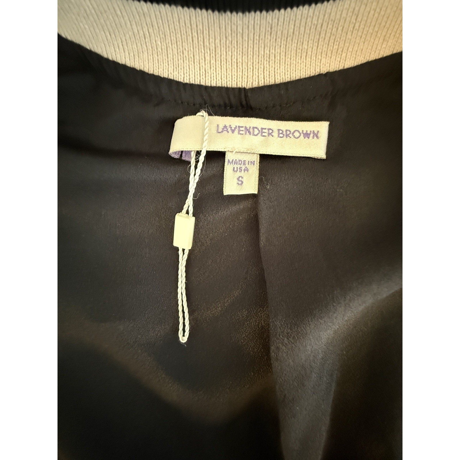 LAVENDER BROWN Small Python Snake Print Bomber Ja… - image 12