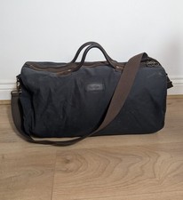 Barbour Navy Wax Holdall Shoulder Bag Satchel