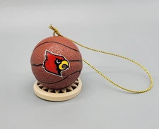 The memory Company Louisville Cardinals Basketball Christmas Ornament