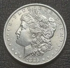 1885 $1 Morgan Silver Dollar